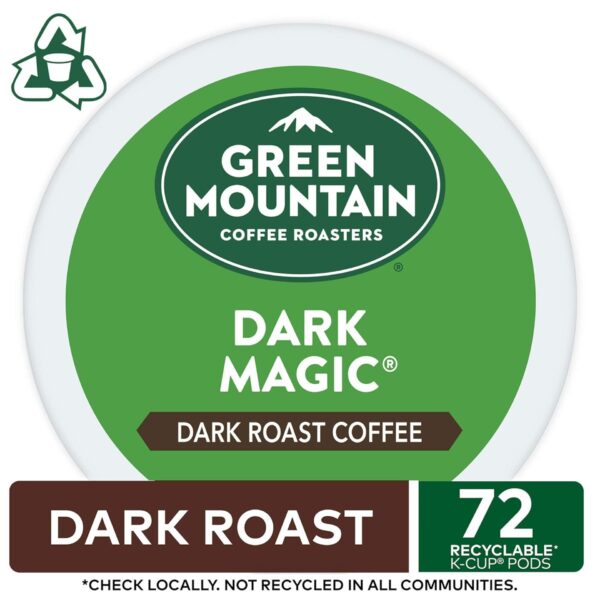 Green Mountain Roasters Coffee Dark Magic K-Cup Pods 72ct - Image 3